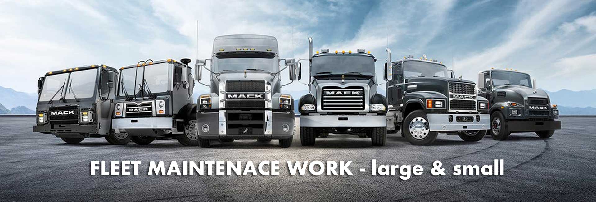 Fleet maintenance work &mdash; large and small